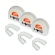 Protetor Bucal MKS - Simples (Pack com 3 + Estojos) TRANSPARENTE