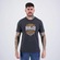 Camiseta Hurley Label Mescla Masculina PRETO