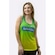 Camiseta Regata Hupi Brasil Pace - Feminina VERDE/AMARELO