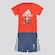 Conjunto Camiseta adidas Disney Mickey Mouse + Shorts - Infantil VERMELHO