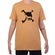 Camiseta Oakley Heritage Skull Tee Masculina - Bege e Preto Preto/Bege