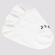 Kit Meias adidas No Show com 3 Pares - Adulto BRANCO