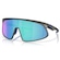 Óculos de Sol Oakley Rslv Matte Grey Smoke Prizm Sapphire CINZA ESCURO