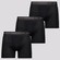 Cueca Boxer Lupo Cotton Elastic Touch - 3 Unidades PRETO