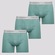 Cueca Boxer Lupo Basic Algodão com Elastano - 3 Unidades VERDE