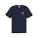 Camiseta Puma M/C Essentials Small Logo Masculina AZUL ESC/BRANCO