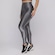 Calça Legging Orbis Fitness Cintura Alta Poliamida Brilho Laminado - Feminina CHUMBO