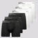 Cueca Boxer Lupo Microfibra sem Costura - 6 Unidades PRETO