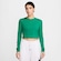 Camiseta Nike Sportswear Cropped Chill Knit - Feminina VERDE
