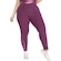 Calça Legging Trinys Flex Energy Plus Size Feminina ROXO