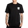 Camiseta Dc Shoes Twisted  - Masculina PRETO