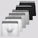 Kit 6 Cuecas Boxer Kappa Levinne Adulto BRANCO