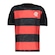 Camiseta Braziline Flamengo Torcer - Infantil PRETO/VERMELHO
