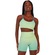 Top Alto Giro Dupla Face - Feminino VERDE