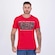 Camiseta Vibe Casual Masculina VERMELHO