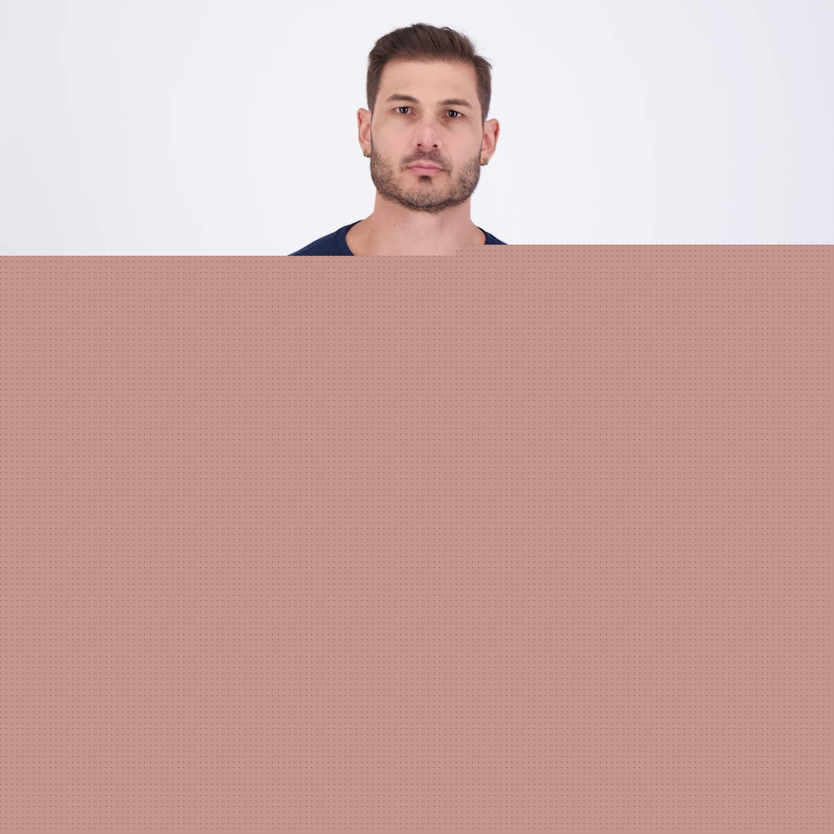 Camiseta Vibe Casual Masculina AZUL ESCURO
