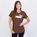 Camiseta Puma Ess Logo Tee - Feminina MARROM