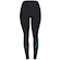 Calça Legging Run More Com Recortes - Feminina PRETO/VERDE