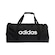 Mala Adidas Duffel Linear M - Unissex PRETO/BRANCO