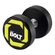 Dumbbell Bolt Pu Lightning 48Kg PRETO