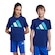 Camiseta adidas Essentials - Infantil AZUL ESC/AZUL CLA
