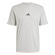 Camiseta adidas Malha Simples Essentials Small Logo - Masculina CINZA