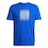 Camiseta Estampada Tech Metallic adidas - Masculina AZUL