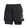 Shorts adidas 2 Em 1 Own The Run Climacool - Feminina PRETO