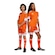 Short adidas Squadra 25 - Infantil LARANJA/BRANCO