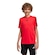 Camiseta adidas Train Essentials Três Listras Infantil VERMELHO/PRETO