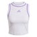 Camiseta Regata adidas Cropped Algodão Essentials Color-Pop - Feminina CINZA