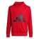 Blusão de Moletom Capuz adidas Essentials Infantil VERMELHO