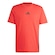 Camiseta adidas Malha Simples Essentials Três Listras - Masculina VERMELHO
