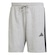 Short Moletinho adidas Essentials Três Listras - Masculino CINZA