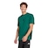Camiseta adidas Malha Simples Essentials Três Listras - Masculina VERDE/PRETO