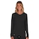 Camiseta UV Slim Fitness Proteção Solar Segunda Pele Feminina PRETO