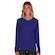 Camiseta UV Slim Fitness Proteção Solar Segunda Pele Feminina AZUL ESCURO