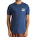 Camiseta Hurley Hard Wings - Masculina AZUL ESCURO