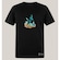 Camiseta Plus Size Masculina Preta Algodão Prime WSS Brasil Dive PRETO