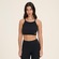Top New Balance Canelado Small Logo - Feminino PRETO