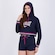 Conjunto Cropped Manga Longa Everlast e Shorts Moletom Everlast - Feminino AZUL ESCURO