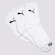 Meia Puma - 3 Pares - Unissex BRANCO