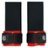 Luva Extreme Thick Strap NC - 1 Par PRETO/VERMELHO