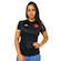 Camisa Kappa Vasco da Gama Baby Look Supporter Gold - Feminina PRETO