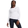 Camiseta Manga Longa de Compressão Under Armour HeatGear - Feminina BRANCO