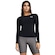 Camiseta Manga Longa de Compressão Under Armour HeatGear - Feminina PRETO