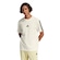 Camiseta Malha Simples Essentials Três Listras - adidas - Homem OFF WHITE/PRETO