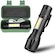 Mini Lanterna Led DK Tática Potente 3 Modos Recarregável Camping Lampião PRETO