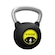 Kettlebell Rubber Kikos Pro 4kg PRETO