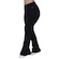 Calça Flare Orbis Fitness Compressão Cintura Alta Suplex Feminina PRETO